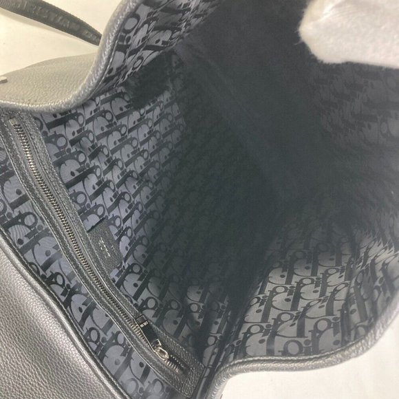 Authenticity Guarantee Dior 1ADBA143SSE Saddle backpack Bag Backpack Leather Bl - Picture 9 of 16